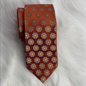 Black Brown 1826 silk tie